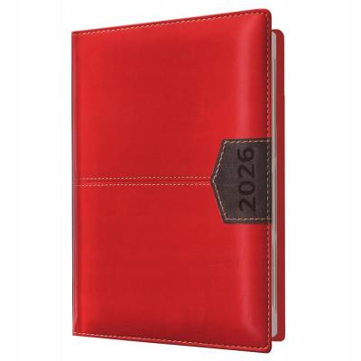 Opakowanie Kalendarz 2026 A6 tygodniowy czerwony