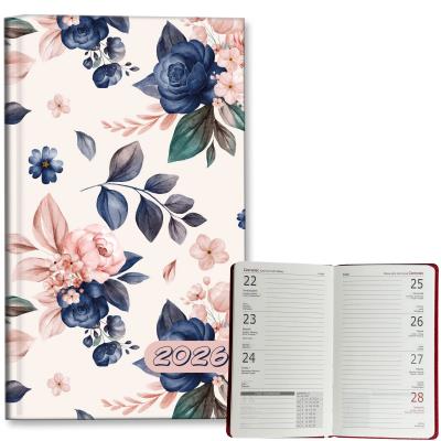 Opakowanie Kalendarz 2026 A6 tygodniowy Niebieskie Róże