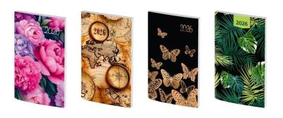 Kalendarz 2026 A6 tygodniowy PCV MIX. Wydawca: Wokół nas. SmakLiter.pl Opakowanie Kalendarz 2026 A6 tygodniowy PCV MIX