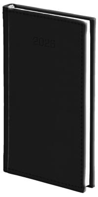 Kalendarz 2026 A6 tygodniowy Vivella czarny. Wydawca: Wokół nas. SmakLiter.pl Opakowanie Kalendarz 2026 A6 tygodniowy Vivella czarny