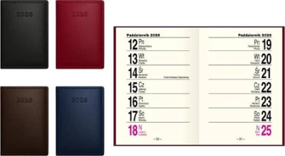 Opakowanie Kalendarz 2026 A7 kieszonkowy tygodniowy Mój MIX