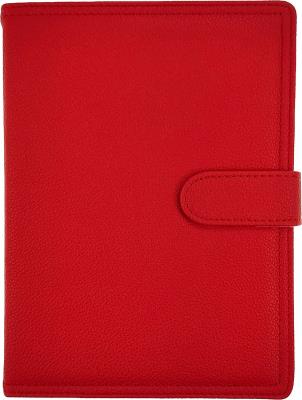 Opakowanie Kalendarz 2026 B5 dzienny z zapięciem ekoskóra czerwony