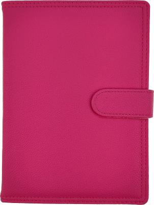 Opakowanie Kalendarz 2026 B5 dzienny z zapięciem ekoskóra malinowy