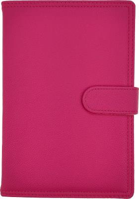 Opakowanie Kalendarz 2026 B5 tygodniowy z zapięciem ekoskóra malinowy