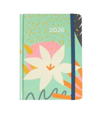 Opakowanie Kalendarz 2026 B6 dzienny Tropikalny