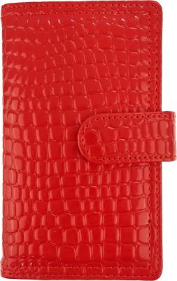 Opakowanie Kalendarz 2026 B6 dzienny z zapięciem krokodyl czerwony