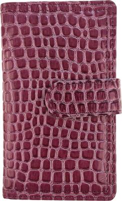 Opakowanie Kalendarz 2026 B6 dzienny z zapięciem krokodyl fioletowy