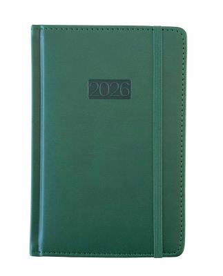 Opakowanie Kalendarz 2026 B6 LUX dzienny zielony V1 K-B6D L