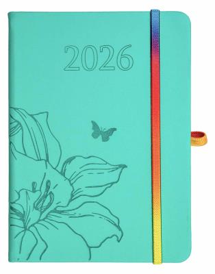 Kalendarz 2026 B6 tyg. Hip Hop miętowy. Wydawca: ELEFANT. SmakLiter.pl Opakowanie Kalendarz 2026 B6 tyg. Hip Hop miętowy