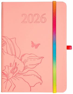 Kalendarz 2026 B6 tyg. Hip Hop morelowy. Wydawca: ELEFANT. SmakLiter.pl Opakowanie Kalendarz 2026 B6 tyg. Hip Hop morelowy