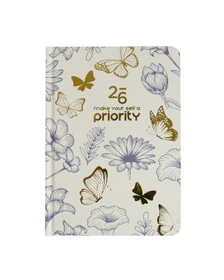 Opakowanie Kalendarz 2026 B6 tygodniowy Motyle i Kwiaty
