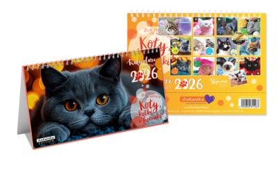Opakowanie Kalendarz 2026 biurkowy Koty