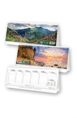 Opakowanie Kalendarz 2026 biurowy stojący Cezar MIX