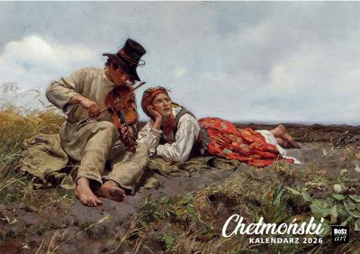 Kalendarz 2026 Chełmoński A3. Autor: Niemiec-Szywała Edyta. SmakLiter.pl Okładka książki Kalendarz 2026 Chełmoński A3