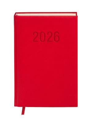 Okładka książki Kalendarz 2026 Colorfix A5 DNS czerwony