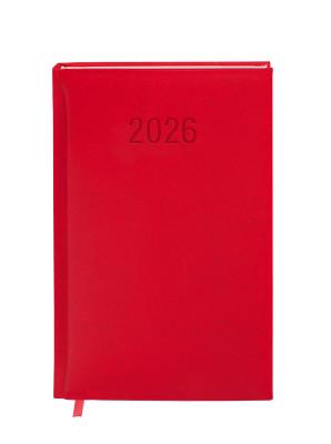 Okładka książki Kalendarz 2026 Colorfix A6 TDW czerwony