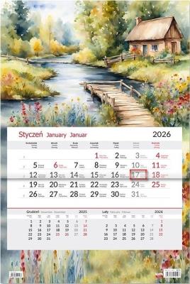 Opakowanie Kalendarz 2026 jednodzielny Chatka