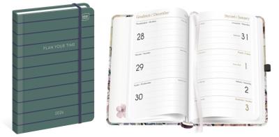 Opakowanie Kalendarz 2026 książkowy B6/192K Mat+UV Navy