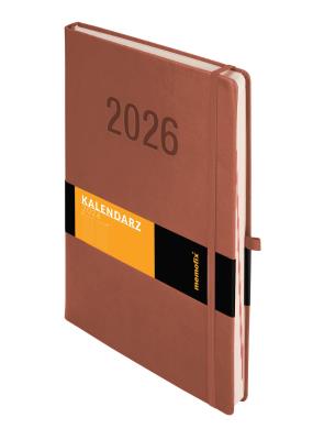 Kalendarz 2026 Memofix A4 DNS mocha mousse. Autor: -. SmakLiter.pl Okładka książki Kalendarz 2026 Memofix A4 DNS mocha mousse