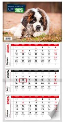 Kalendarz 2026 miesięczny lux. Wydawca: Kalpol. SmakLiter.pl Opakowanie Kalendarz 2026 miesięczny lux