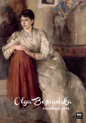 Kalendarz 2026 Olga Boznańska A3. Autor: Niemiec-Szywała Edyta. SmakLiter.pl Okładka książki Kalendarz 2026 Olga Boznańska A3