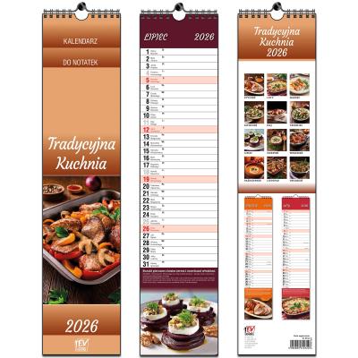 Opakowanie Kalendarz 2026 paskowy Kuchnia