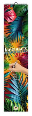 Kalendarz 2026 paskowy wąski do notowania. Wydawca: Pan Kalendarzyk. SmakLiter.pl Opakowanie Kalendarz 2026 paskowy wąski do notowania