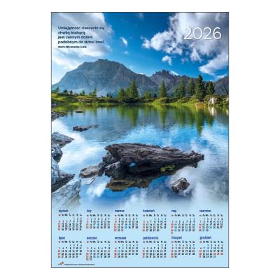 Opakowanie Kalendarz 2026 plakatowy duży góry