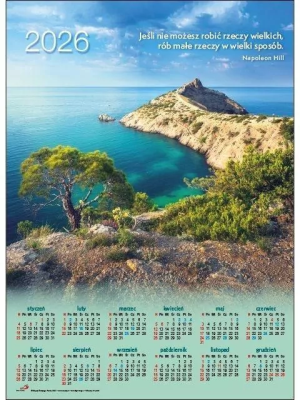 Opakowanie Kalendarz 2026 plakatowy średni Krym