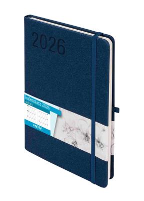 Kalendarz 2026 Sakura A5 TDW granat. Autor: -. SmakLiter.pl Okładka książki Kalendarz 2026 Sakura A5 TDW granat