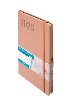 Kalendarz 2026 Sakura A5 TDW miedziany. Autor: -. SmakLiter.pl Okładka książki Kalendarz 2026 Sakura A5 TDW miedziany