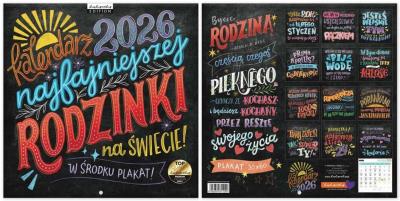 Opakowanie Kalendarz 2026 ścienny Classic Tablica rodzinki