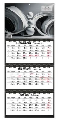 Kalendarz 2026 ścienny exclusive. Wydawca: Kalpol. SmakLiter.pl Opakowanie Kalendarz 2026 ścienny exclusive