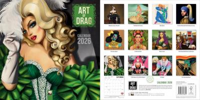 Opakowanie Kalendarz 2026 ścienny kwadrat Art of DRAG