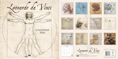 Opakowanie Kalendarz 2026 ścienny Leonardo da Vinci Wall