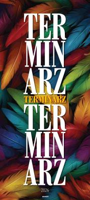 Opakowanie Kalendarz 2026 ścienny paskowy 22x49cm Terminarz