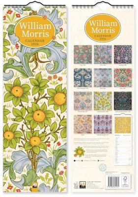 Opakowanie Kalendarz 2026 ścienny paskowy William Morris