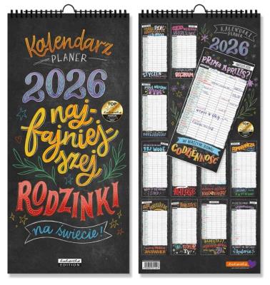 Opakowanie Kalendarz 2026 ścienny planer Najfajniejszej...