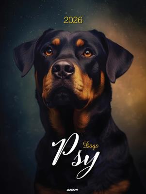 Opakowanie Kalendarz 2026 ścienny Psy