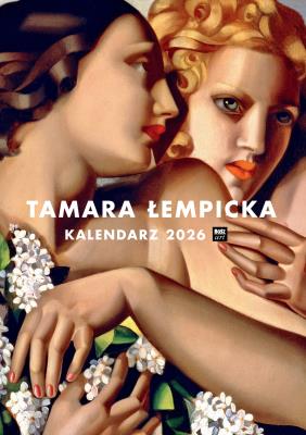 Kalendarz 2026 Tamara Łempicka A3 wzór 2. Autor: Niemiec-Szywała Edyta. SmakLiter.pl Okładka książki Kalendarz 2026 Tamara Łempicka A3 wzór 2