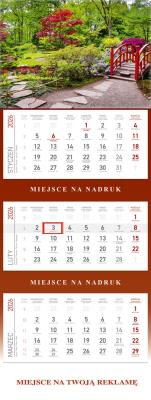 Kalendarz 2026 Trójdzielny Ogród. Wydawca: Wokół nas. SmakLiter.pl Opakowanie Kalendarz 2026 Trójdzielny Ogród