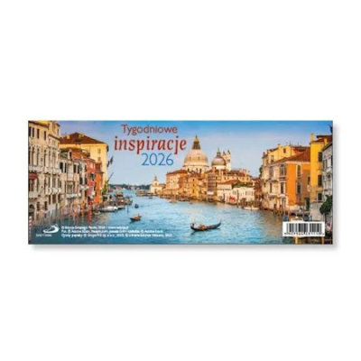 Opakowanie Kalendarz 2026 tygodniowy na biurko inspiracje