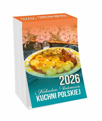 Kalendarz 2026 vademecum kuchni polskiej. Wydawca: Kalpol. SmakLiter.pl Opakowanie Kalendarz 2026 vademecum kuchni polskiej