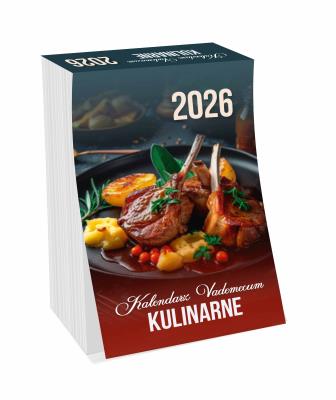 Kalendarz 2026 vademecum kulinarne. Wydawca: Kalpol. SmakLiter.pl Opakowanie Kalendarz 2026 vademecum kulinarne