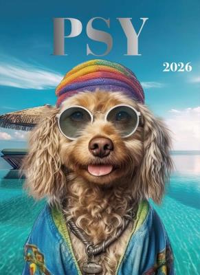 Opakowanie Kalendarz 2026 wieloplanszowy 24x34cm AI Psy