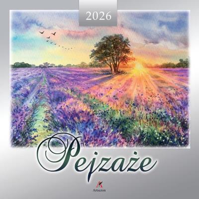 Opakowanie Kalendarz 2026 wieloplanszowy 33x33cm Pejzaże