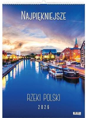 Opakowanie Kalendarz 2026 wieloplanszowy rzeki Polski