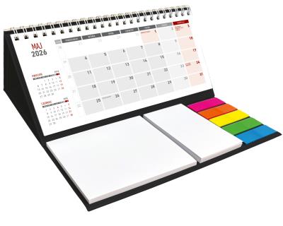 Kalendarz 2026 z notesem miesięczny klejony. Wydawca: Wokół nas. SmakLiter.pl Opakowanie Kalendarz 2026 z notesem miesięczny klejony