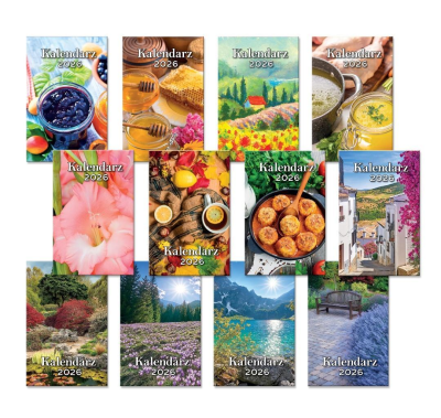 Kalendarz 2026 zdzierak 7,2x11,4cm MIX. Wydawca: Artsezon. SmakLiter.pl Opakowanie Kalendarz 2026 zdzierak 7,2x11,4cm MIX