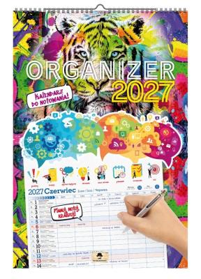 Opakowanie Kalendarz 2027 A3 ścienny jednostronny organizer